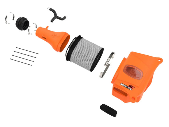 Momentum GT Orange Edition Cold Air Intake System w/Pro DRY S Filter Nissan Armada 17-24/Nissan Patrol 10-24 (Y62)/Infiniti QX80 14-24/Infiniti QX56 11-13 V8-5.6L