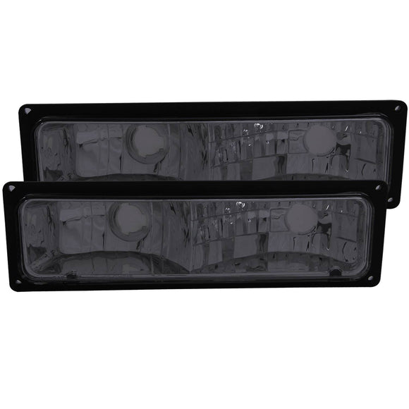 ANZO 1988-1998 Chevrolet C1500 Euro Parking Lights Smoke