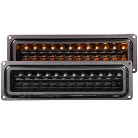 ANZO 1988-1998 Chevrolet C1500 LED Parking Lights Black