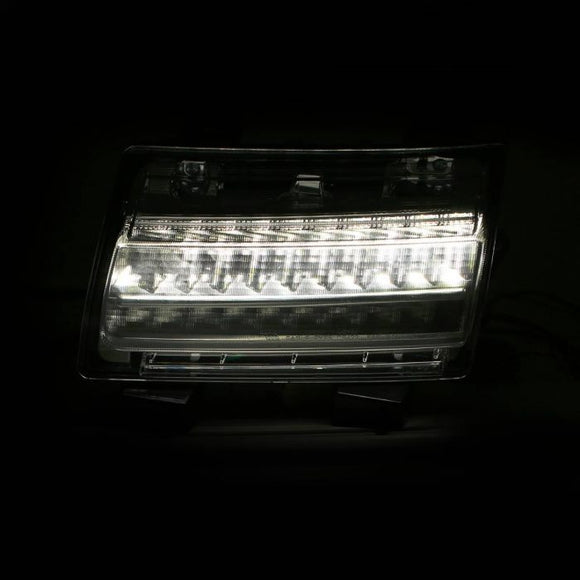 ANZO 18-19 Jeep Wrangler JL LED Chrome Clear w/ Sequential Signal