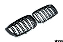 BMW F97 X3M Pre-LCI Shadowline Front Grille Set-3