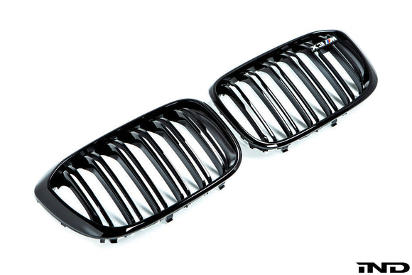 BMW F97 X3M Pre-LCI Shadowline Front Grille Set