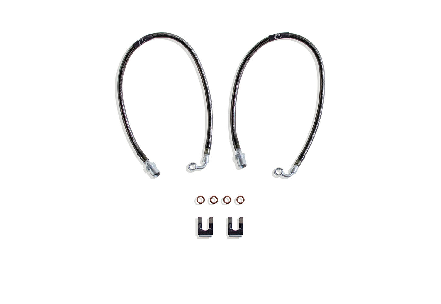 MaxTrac 06-21 Ram 1500 2WD Classic/5-lug Front & Rear SS Extended Brake Line Kit