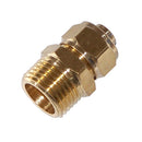 Kleinn  1/2In OD Tubing 1/2In M NPT Straight Compression Fitting-1