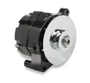 Mr. Gasket 1-Wire Alternator - 100 Amp - Black Finish 1961-1985 Ford Single V-Belt-1