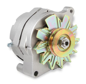 Mr. Gasket 1-Wire Alternator - 140 Amp - Natural Finish 1961-1985 Ford Single V-Belt