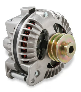 Mr. Gasket Alternator - 100 Amp - Natural Finish Chrysler 1960-1988 with Double V-Belt
