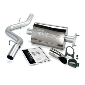Banks Power 91-95 Jeep 4.0L Wrangler Monster Exhaust System - SS Single Exhaust w/ Chrome Tip