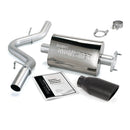 Banks Power 04-06 Jeep 4.0L Wrangler Unlimited Monster Exhaust Sys - SS Single Exhaust w/ Black Tip-1