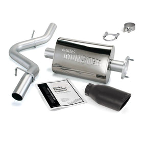 Banks Power 04-06 Jeep 4.0L Wrangler Unlimited Monster Exhaust Sys - SS Single Exhaust w/ Black Tip