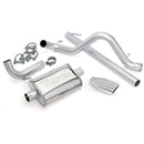 Banks Power 07-11 Jeep 3.8L Wrangler - 2dr Monster Exhaust System - SS Single Exhaust w/ Chrome Tip-1