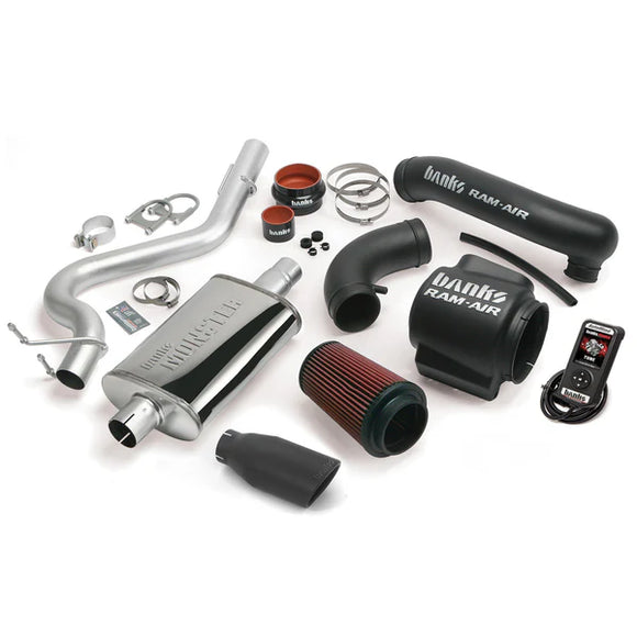 Banks Power 04-06 Jeep 4.0L Wrangler Unlimited Stinger System - SS Single Exhaust w/ Black Tip