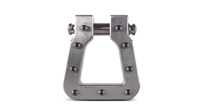 Body Armor 4x4 Mega D-Ring Machined Silver Single - 0