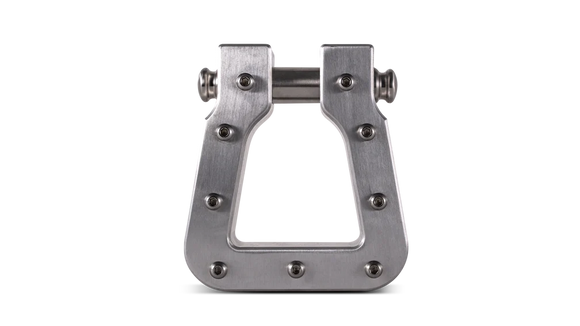 Body Armor 4x4 Mega D-Ring Machined Silver Single
