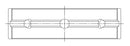 ACL Lexus V8 4.0L 1UZFE Standard Size Race Main Bearing Set-5