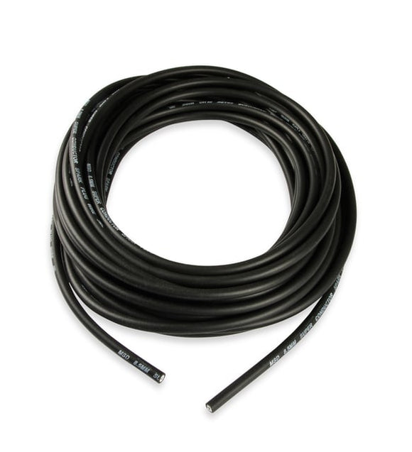 MSD Super Conductor. Black. 50ft Bulk Wire