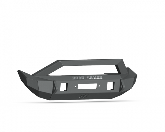 Road Armor 18-20 Jeep Wrangler JL Stealth Front Winch Bumper w/Bar Guard Mid Width - Tex Blk