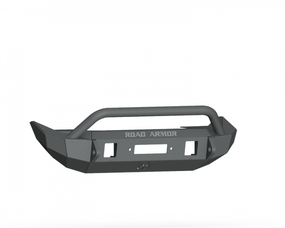 Road Armor 18-20 Jeep Wrangler JL Stealth Front Winch Bumper w/Pre-Runner Mid Width - Tex Blk