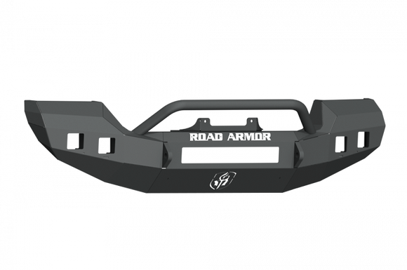 Road Armor 18-20 Jeep Wrangler JL Rubicon Stealth Front Winch Bumper w/Pre-Runner Guard - Blk