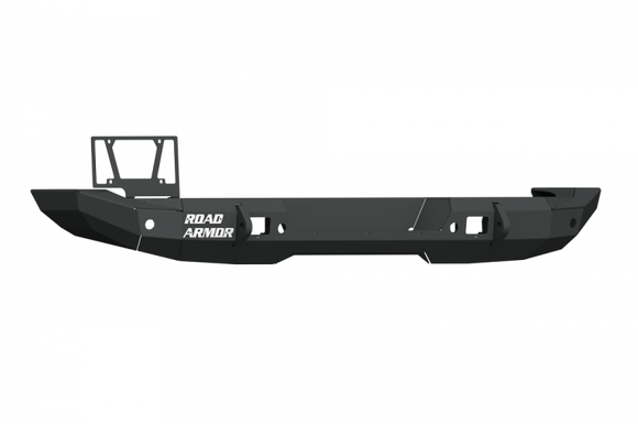 Road Armor 18-20 Jeep Wrangler JL Stealth Rear Bumper Full Width w/Tire Carrier Hole - Tex Blk
