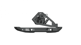 Road Armor 18-20 Jeep Wrangler JL Stealth Rear Bumper Full Width w/Tire Carrier Assembly - Tex Blk