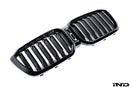 BMW G01 X3 / G02 X4 LCI Shadowline Front Grille - Single Slat-1