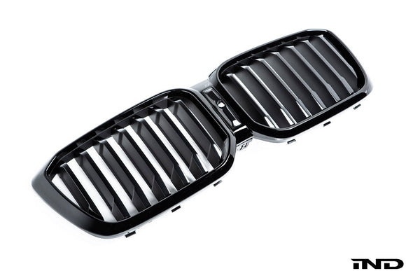 BMW G01 X3 / G02 X4 LCI Shadowline Front Grille - Single Slat