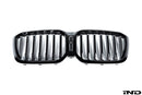 BMW G01 X3 / G02 X4 LCI Shadowline Front Grille - Single Slat-2