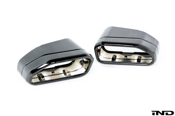 BMW G01 X3 / G02 X4 LCI M-Sport Exhaust Tip Set - Black Chrome
