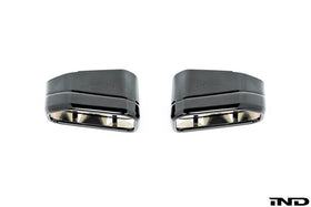 BMW G01 X3 / G02 X4 LCI M-Sport Exhaust Tip Set - Black Chrome - 0