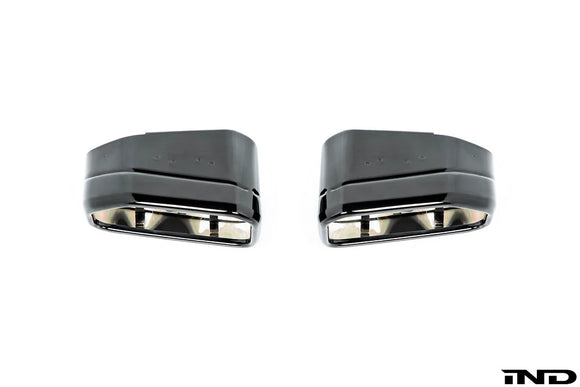 BMW G01 X3 / G02 X4 LCI M-Sport Exhaust Tip Set - Black Chrome