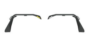 Road Armor 18-21 Jeep Wrangler JL Stealth Wide Front Fender Flare Body Armor w/LED DRL - Tex Blk