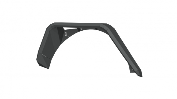 Road Armor 18-21 Jeep Wrangler JL Stealth Wide Rear Fender Flare Body Armor - Tex Blk