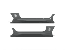 Road Armor 2018+ Jeep Wrangler JL 2-Door Stealth Rocker Guards - Tex Blk