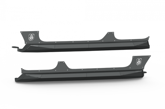 Road Armor 18-20 Jeep Wrangler JL Stealth Rocker Armor Panel & Guard - Tex Blk