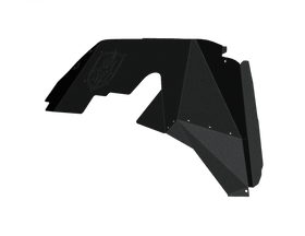 Road Armor 18-20 Jeep Wrangler JL Stealth Front Fender Liner Body Armor - Black Steel - 0