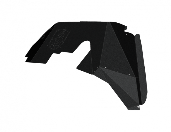 Road Armor 18-20 Jeep Wrangler JL Stealth Front Fender Liner Body Armor - Black Steel
