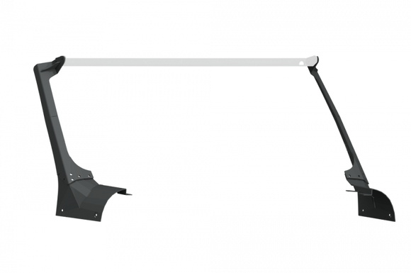 Road Armor 18-20 Jeep Wrangler JL Stealth A-Pillar Light Mounts 51.5in - Tex Blk