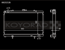 Koyo 89-94 Nissan 180SX/Silvia S13 SR20DET (MT) N-FLO (Dual Pass) Radiator-2