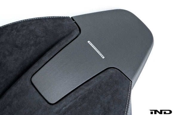 BMW M Performance Sedan Carbon and Alcantara Seat Back Set