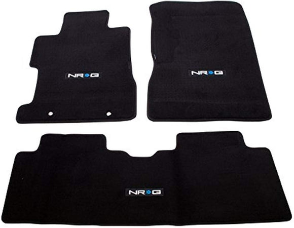 NRG Floor Mats - 06-11 Honda Civic Si 4DR Sedan (NRG Logo) - 3pc.