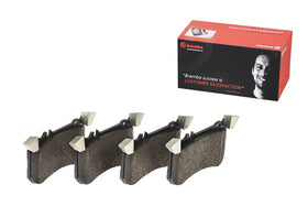 Brembo 14-19 Mercedes-Benz CLA45 AMG/15-19 GLA45 AMG Front Premium Low-Met OE Equivalent Pad 0074203120 - 0