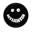 KC HiLiTES 6in. Round Hard Cover for Daylighter/SlimLite/Pro-Sport (Single) - Black w/White Smile-1