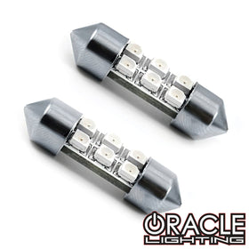 Oracle 31MM 6 LED SMD Festoon Bulbs (Pair) - Cool White SEE WARRANTY