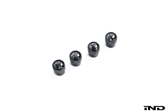 Camisasca Carbon Alloy Valve Stem Cap Set