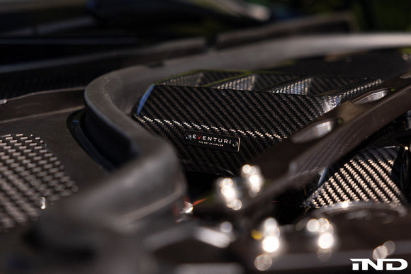 Eventuri G8X M2 / M3 / M4 S58 Black Carbon Engine Cover - IND Painted M Power
