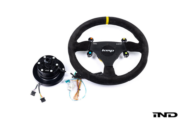 KMP E9X M3 / E82 1M Racing Wheel + Quick-Release Hub Kit - 6MT