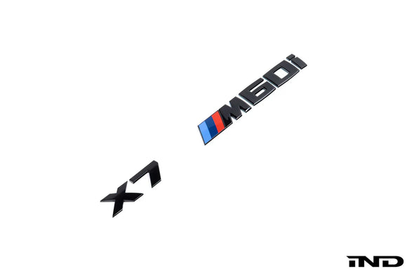 IND G05 X5 / G06 X6 / G07 X7 M Performance Painted Trunk Emblem