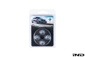 BMW M 50 Year Anniversary Heritage Valve Stem Cap Set - Black - 0