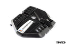 Eventuri G8X M2 / M3 / M4 S58 Black Carbon Engine Cover - IND Painted M Power-12